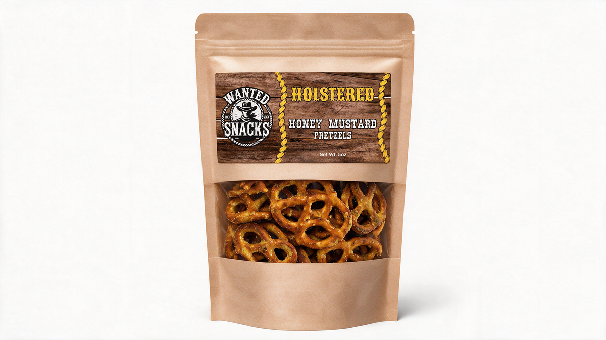 Holstered Honey Mustard Pretzels Case Pack